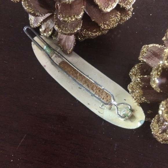 VTG 1960s Hair clip Stained Glass - Picture 2 of 4